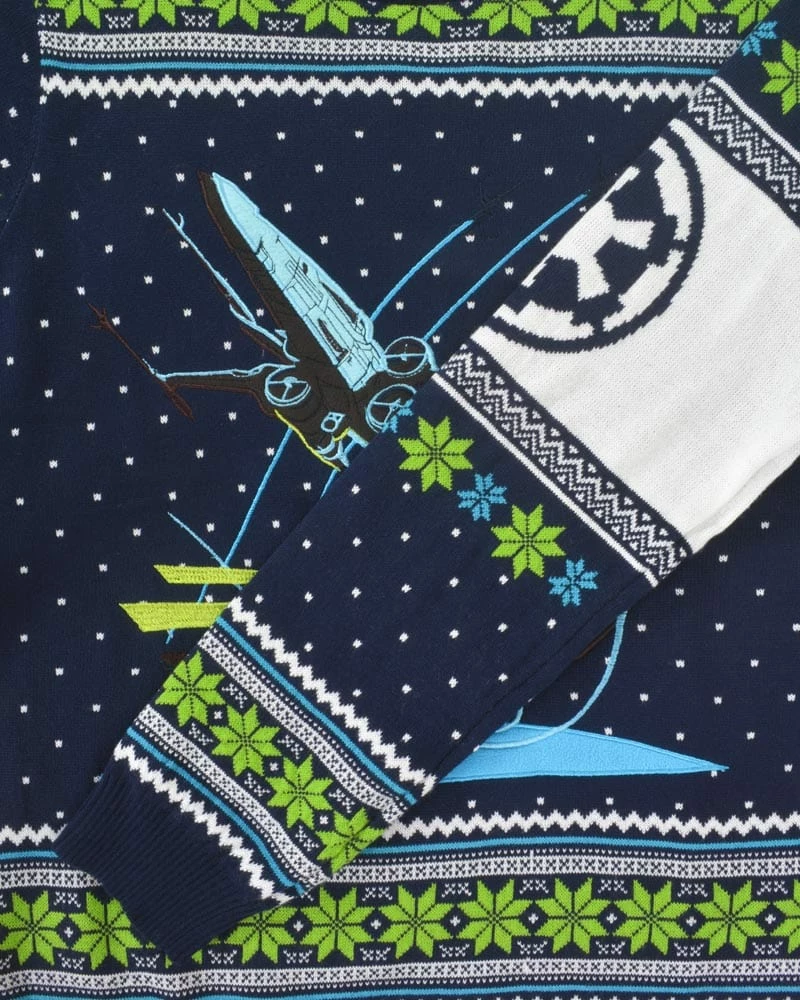 New π₯ Star Wars π Christmas Jumper Star Wars X-Wing: Battle Of Yavin Sweater π 4 Star Wars Christmas Jumper Star Wars X-Wing: Battle Of Yavin Sweater