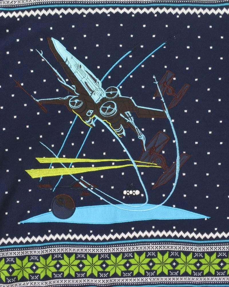 New π₯ Star Wars π Christmas Jumper Star Wars X-Wing: Battle Of Yavin Sweater π 5 Star Wars Christmas Jumper Star Wars X-Wing: Battle Of Yavin Sweater
