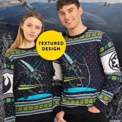 Star Wars Christmas Jumper Star Wars X-Wing: Battle Of Yavin Sweater