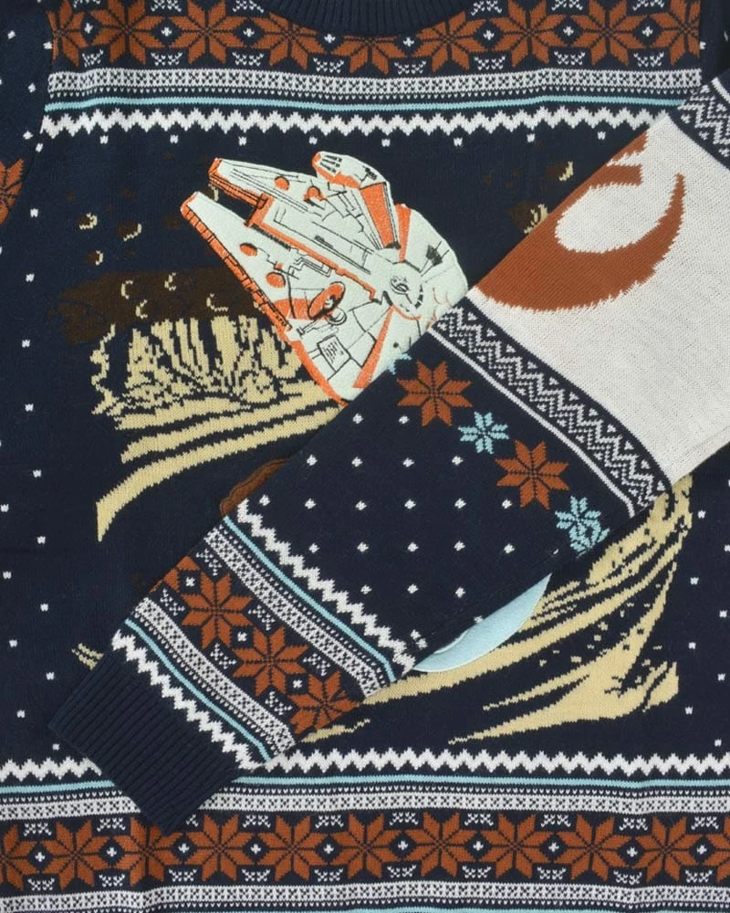 Promo π Star Wars π Christmas Jumper Star Wars: Space Slug Escape Sweater π 4 Star Wars Christmas Jumper Star Wars: Space Slug Escape Sweater