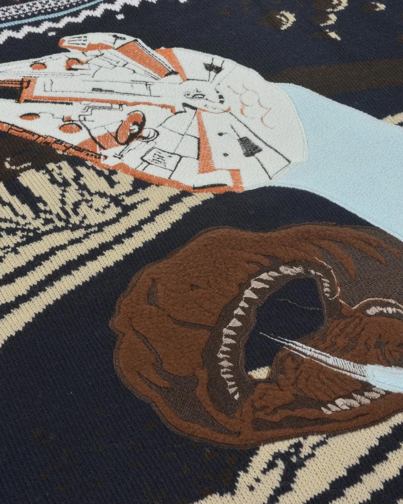 Promo π Star Wars π Christmas Jumper Star Wars: Space Slug Escape Sweater π 6 Star Wars Christmas Jumper Star Wars: Space Slug Escape Sweater