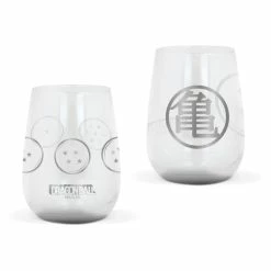 Anime Official Dragon Ball Crystal Glasses 2-Pack