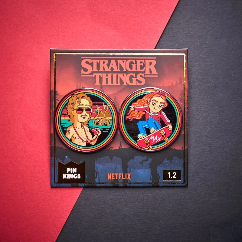 Best Sale π Pin Kings Stranger Things Enamel Pin Badge Set 1.2 β Billy And Max Accessories β 1 Pin Kings Stranger Things Enamel Pin Badge Set 1.2 β Billy And Max Accessories