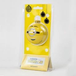 Wholesale ❤️ Minions 🎄 Christmas Decoration Bauble Heads Minions ‘Stuart’ 🎄 Christmas Decoration / Ornament 🛒 8 Minions Christmas Decoration Bauble Heads Minions ‘Stuart’ Christmas Decoration / Ornament
