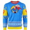 DC Christmas Jumper Official Superman 'Bad Guys Get Coal' Christmas Jumper / Ugly Sweater