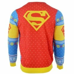 Best Pirce π DC π Christmas Jumper Official Superman 'Bad Guys Get Coal' π Christmas Jumper / Ugly Sweater β 9 DC Christmas Jumper Official Superman 'Bad Guys Get Coal' Christmas Jumper / Ugly Sweater