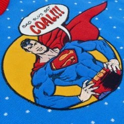 Best Pirce π DC π Christmas Jumper Official Superman 'Bad Guys Get Coal' π Christmas Jumper / Ugly Sweater β 12 DC Christmas Jumper Official Superman 'Bad Guys Get Coal' Christmas Jumper / Ugly Sweater