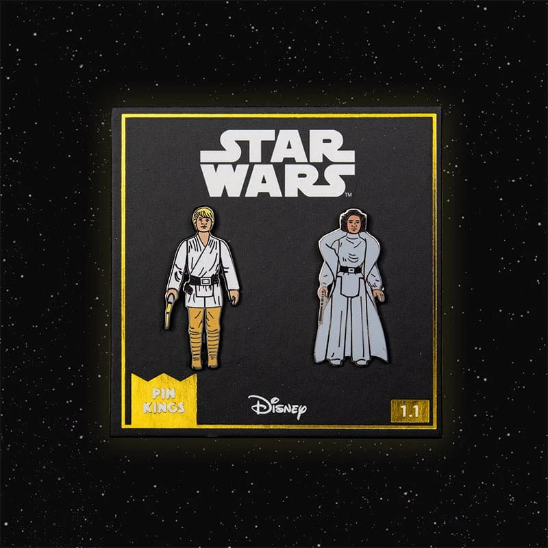 Promo π Accessories Pin Kings Star Wars Enamel Pin Badge Set 1.1 - Luke Skywalker And Princess Leia π 1 Accessories Pin Kings Star Wars Enamel Pin Badge Set 1.1 - Luke Skywalker And Princess Leia