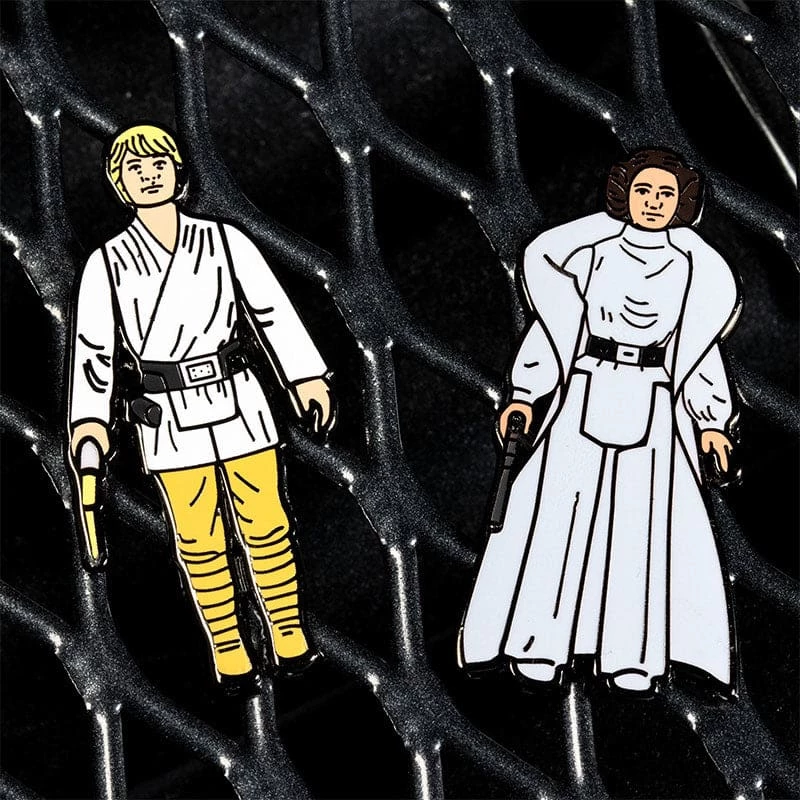 Promo π Accessories Pin Kings Star Wars Enamel Pin Badge Set 1.1 - Luke Skywalker And Princess Leia π 2 Accessories Pin Kings Star Wars Enamel Pin Badge Set 1.1 - Luke Skywalker And Princess Leia