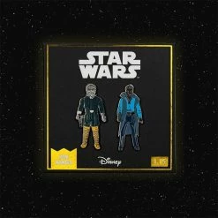 Pin Kings Star Wars Enamel Pin Badge Set 1.15 β Han Solo (Hoth Outfit) And Lando Calrissian Accessories
