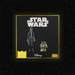 Accessories Pin Kings Star Wars Enamel Pin Badge Set 1.16 β Bespin Security Guard And Yoda