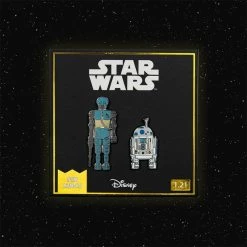 Pin Kings Star Wars Enamel Pin Badge Set 1.21 – 2-1B And R2 D2 (with Sensorscope) Accessories
