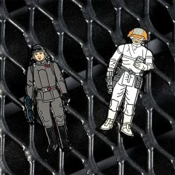 Pin Badges Pin Kings Star Wars Enamel Pin Badge Set 1.23 – AT-AT Commander And Cloud Car Pilot