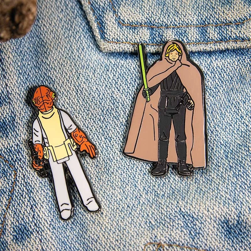 Best Sale β€οΈ Pin Kings Star Wars Enamel Pin Badge Set 1.26 β Admiral Ackbar And Luke Skywalker (Jedi Knight Outfit) Accessories π 5 Pin Kings Star Wars Enamel Pin Badge Set 1.26 β Admiral Ackbar And Luke Skywalker (Jedi Knight Outfit) Accessories
