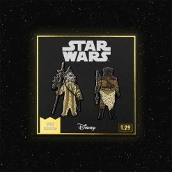Pin Kings Star Wars Enamel Pin Badge Set 1.29 β Logray (Ewok Medicine Man) And Klaatu Pin Badges