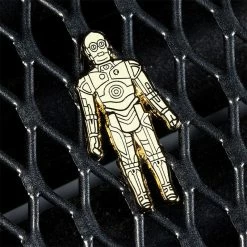 Accessories Pin Kings Star Wars Enamel Pin Badge Set 1.3 - C3PO And Darth Vader