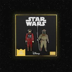 Pin Kings Star Wars Enamel Pin Badge Set 1.37 β B-Wing Pilot And Klaatu (in Skiff Guard Outfit) Accessories