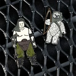 Pin Kings Star Wars Enamel Pin Badge Set 1.40 – Rancor Keeper And Lumat