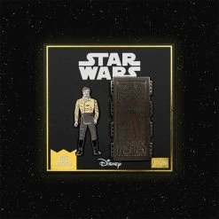 Pin Kings Star Wars Enamel Pin Badge Set 1.45 – Han Solo And Han Solo (In Carbonite Chamber) Accessories