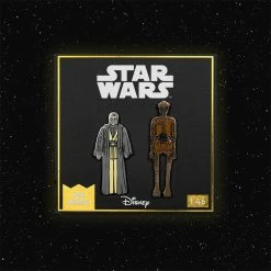 Accessories Pin Kings Star Wars Enamel Pin Badge Set 1.46 β Old Anakin Skywalker And EV-9D9
