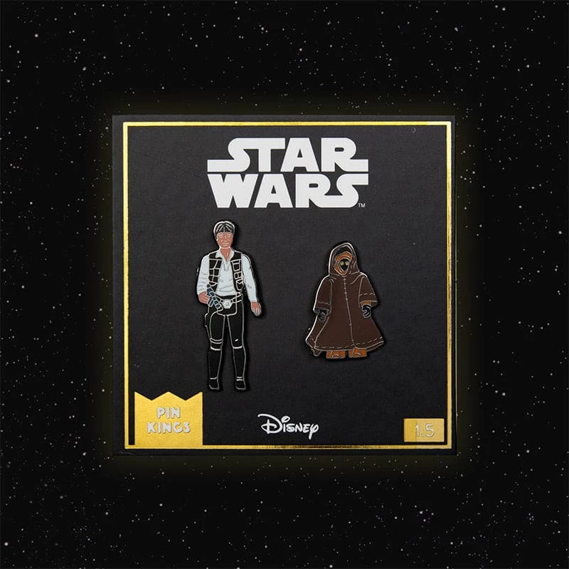 Discount π Pin Kings Star Wars Enamel Pin Badge Set 1.5 - Han Solo And Jawa Accessories π 1 Pin Kings Star Wars Enamel Pin Badge Set 1.5 - Han Solo And Jawa Accessories