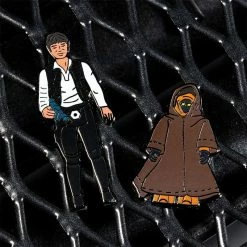 Pin Kings Star Wars Enamel Pin Badge Set 1.5 - Han Solo And Jawa Accessories