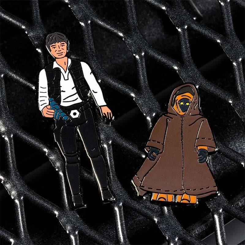 Discount π Pin Kings Star Wars Enamel Pin Badge Set 1.5 - Han Solo And Jawa Accessories π 2 Pin Kings Star Wars Enamel Pin Badge Set 1.5 - Han Solo And Jawa Accessories