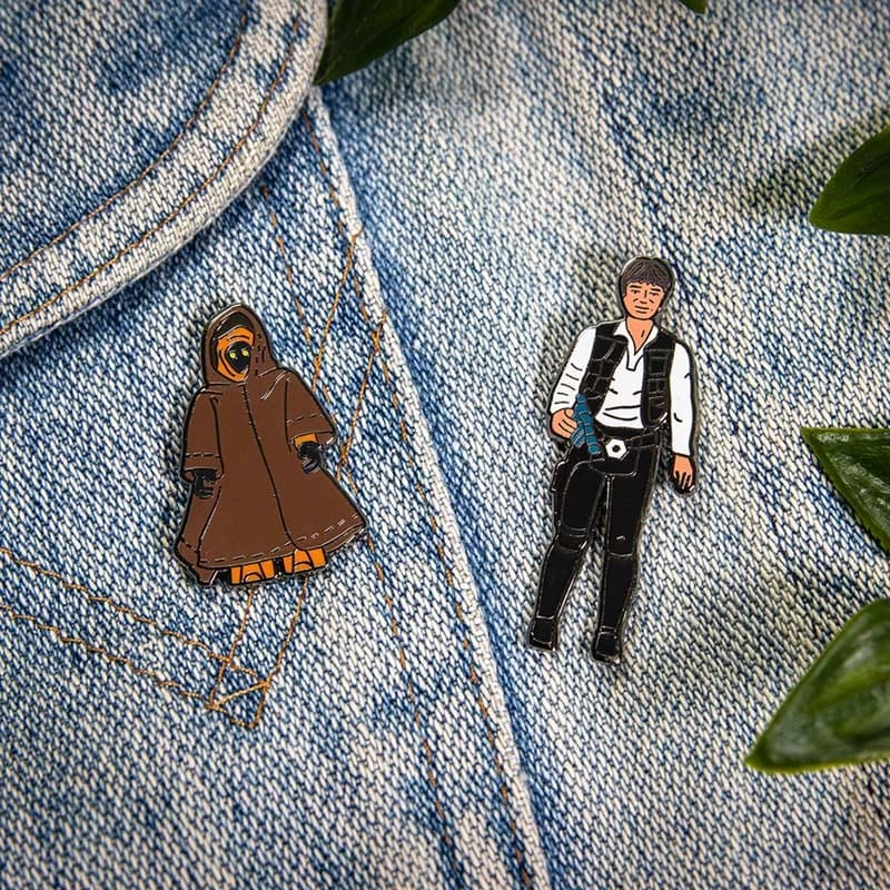 Discount π Pin Kings Star Wars Enamel Pin Badge Set 1.5 - Han Solo And Jawa Accessories π 5 Pin Kings Star Wars Enamel Pin Badge Set 1.5 - Han Solo And Jawa Accessories
