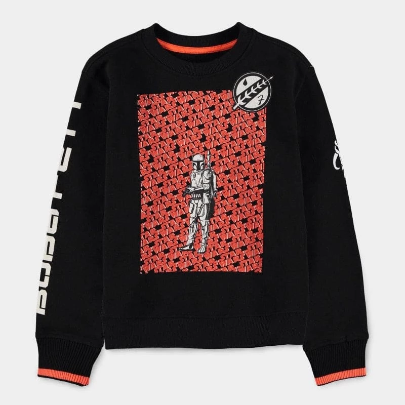 Cheap π₯° Official Star Wars Boba Fett Bounty Hunter Kids Jumper / Crew Sweater β 1 Official Star Wars Boba Fett Bounty Hunter Kids Jumper / Crew Sweater