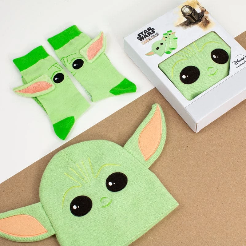 Hot Sale βοΈ Official Star Wars The Mandalorian The Child / Baby Yoda Gift Set (Beanie + 𧦠Socks) Gift Sets β 1 Official Star Wars The Mandalorian The Child / Baby Yoda Gift Set (Beanie + Socks) Gift Sets
