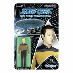 Official Star Trek The Next Generation Data Super7 ReAction Figure