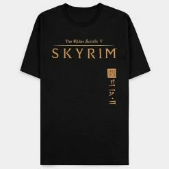 Official Skyrim Metallic Unisex Short Sleeved T-Shirts