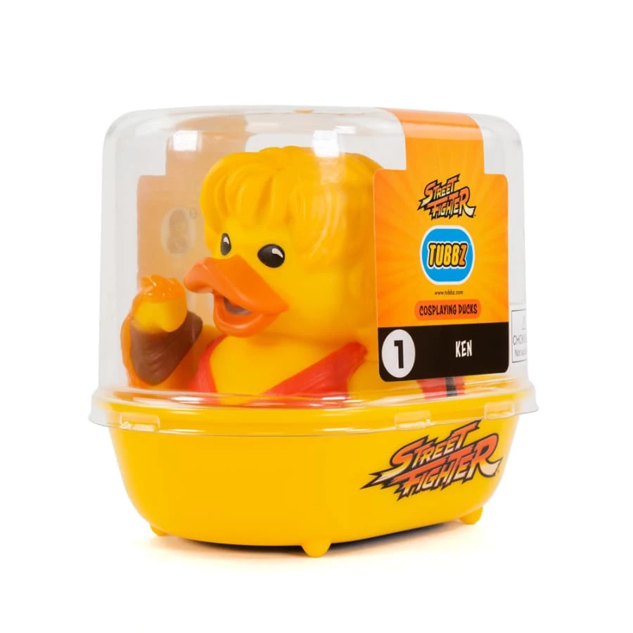 New π Street Fighter Ken TUBBZ Collectible Duck π 2 Street Fighter Ken TUBBZ Collectible Duck