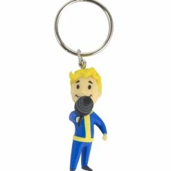 Official Fallout Vault Boy Energy Weapon Keyring / Keychain