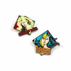 Wonder Women Pin Kings Wonder Woman '84 Enamel Pin Badge Set 1.1 - WW & Cheetah Accessories