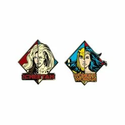 Wonder Women Pin Kings Wonder Woman '84 Enamel Pin Badge Set 1.1 - WW & Cheetah Accessories