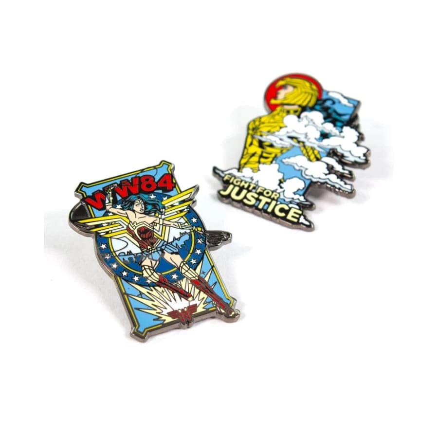 Cheapest π Wonder π© Women Pin Kings Wonder π© Woman '84 Enamel Pin Badge Set 1.2 - Fight For Justice Accessories π 4 Wonder Women Pin Kings Wonder Woman '84 Enamel Pin Badge Set 1.2 - Fight For Justice Accessories