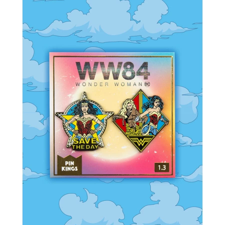 Discount π Wonder π© Women Pin Kings Wonder π© Woman '84 Enamel Pin Badge Set 1.3 - Save The Day Accessories π 1 Wonder Women Pin Kings Wonder Woman '84 Enamel Pin Badge Set 1.3 - Save The Day Accessories