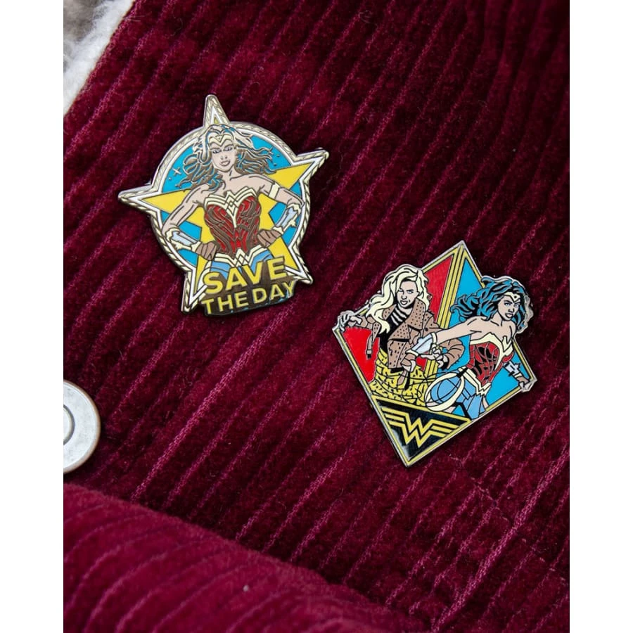 Discount π Wonder π© Women Pin Kings Wonder π© Woman '84 Enamel Pin Badge Set 1.3 - Save The Day Accessories π 2 Wonder Women Pin Kings Wonder Woman '84 Enamel Pin Badge Set 1.3 - Save The Day Accessories