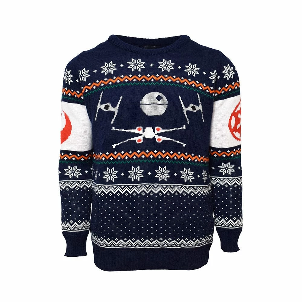 Best reviews of π Star Wars π Christmas Jumper Official Star Wars X-Wing Vs. Tie Fighter π Christmas Jumper / Ugly Sweater π₯° 1 Star Wars Christmas Jumper Official Star Wars X-Wing Vs. Tie Fighter Christmas Jumper / Ugly Sweater