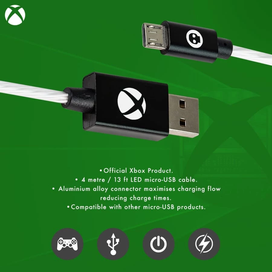 Cheap π Official Xbox One LED Micro USB Charge Cable π 6 Official Xbox One LED Micro USB Charge Cable